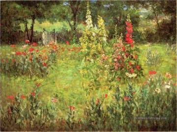  paysage Tableau - Roses et coquelicots L’Ermitage John Ottis Adams Paysage